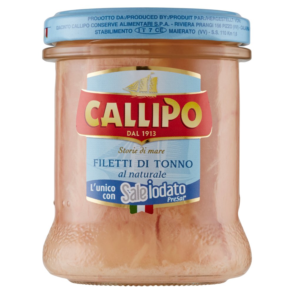 CALLIPO FILETTI DI TONNO AL NATURALE