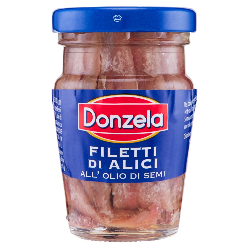 Donzela Filetti di Alici all'Olio di Semi Gr.80