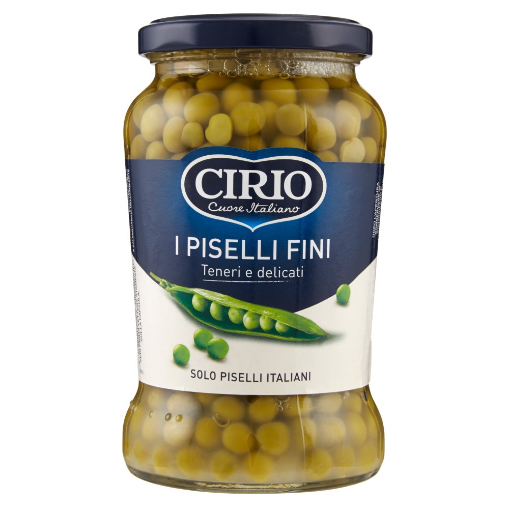 CIRIO PISELLI FINI VASETTO IN VETRO