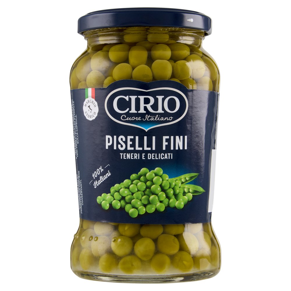 Cirio i Piselli Fini in Vetro Gr.370
