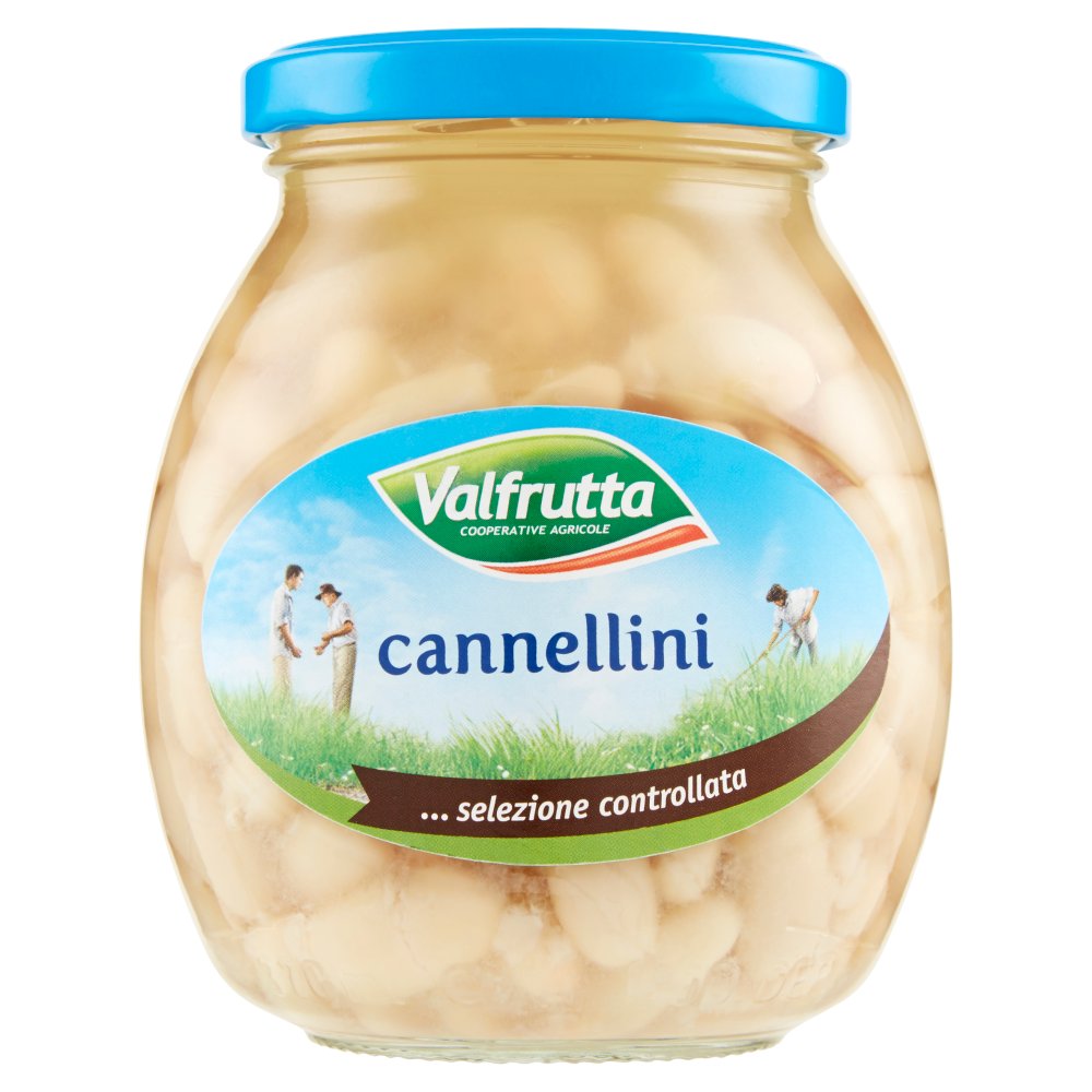 Valfrutta Fagioli Cannellini in Vetro Gr.360
