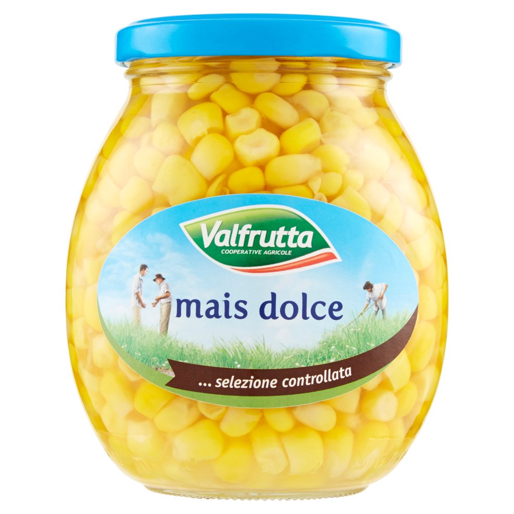 Valfrutta Mais Doce in Vetro Gr.360