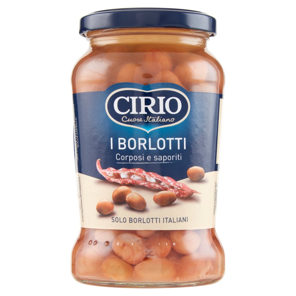 CIRIO FAGIOLI BORLOTTI VASETTO IN VETRO