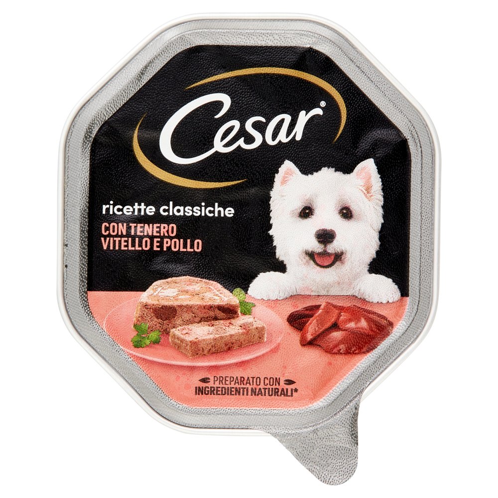 CESAR PATE' VITELLO E POLLO PER CANE
