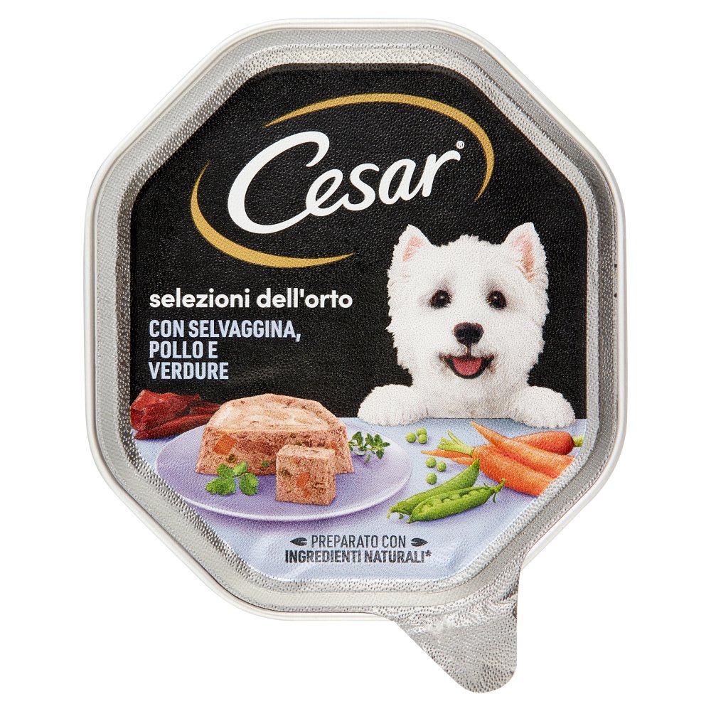 Cesar Pollo Selvaggina e Verdurine per Cane Gr.150