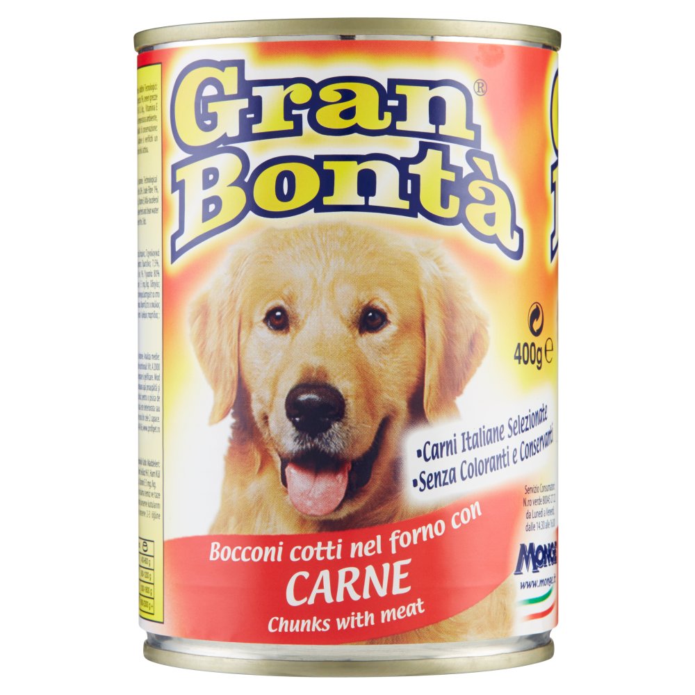 GRAN BONTA' BOCCONI DI CARNE PER CANI