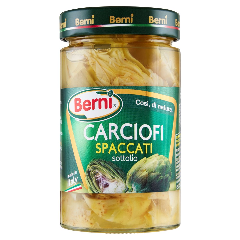 Berni Carciofi Spaccati sottolio Gr.290
