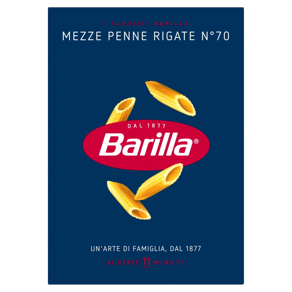 Barilla Mezze Penne Rigate N°70 Gr.500