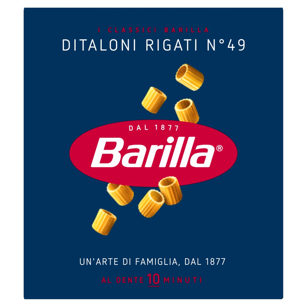 Barilla Ditaloni Rigati N°49 Gr.500
