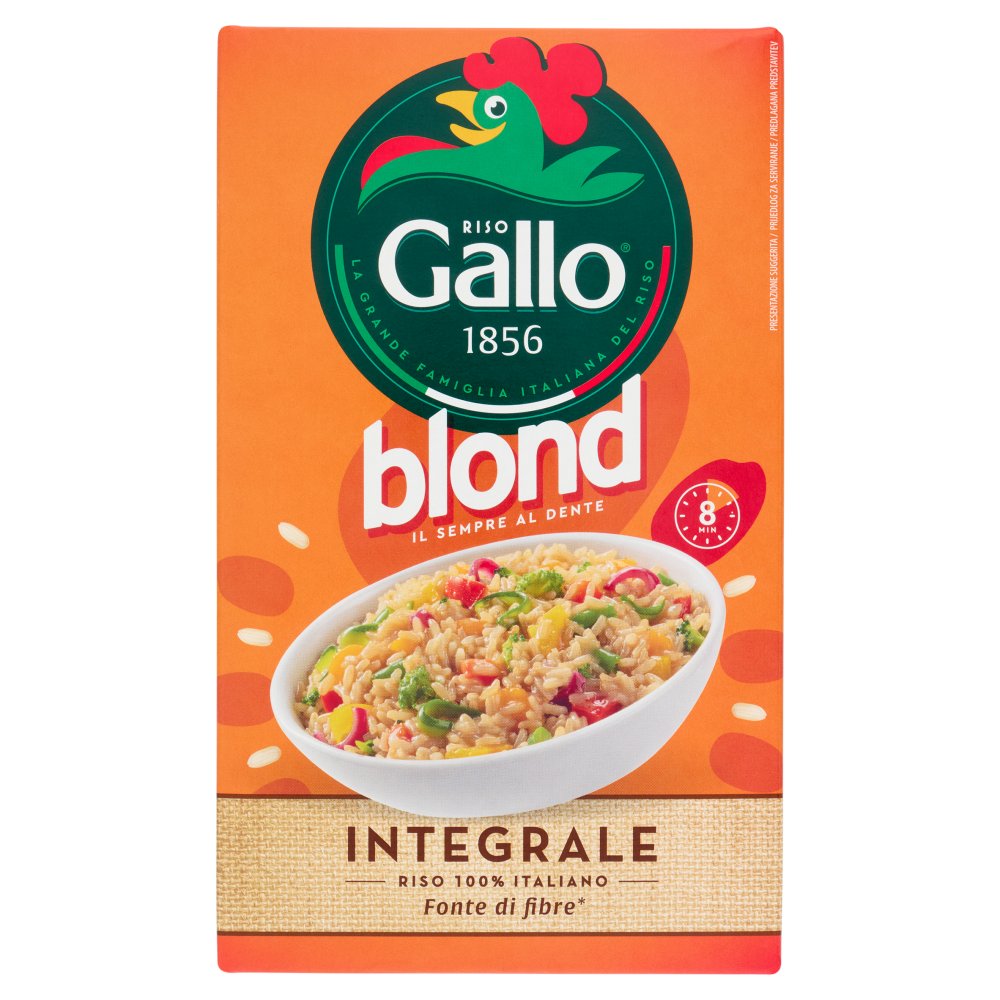 Riso Gallo Blond Integrale Kg.1