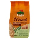 Riso Gallo 3 Cereali con Riso Integrale, Avena e Grano Senatore Cappelli Gr.400