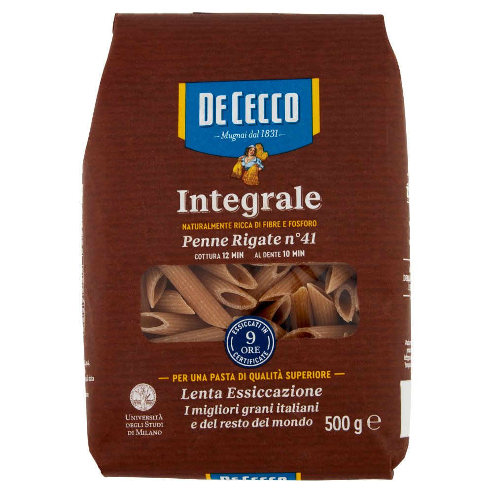 DE CECCO INTEGRALI PENNE RIGATE N.41