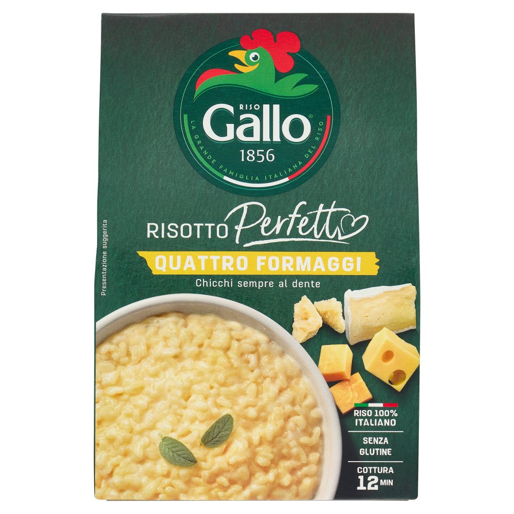 Riso Gallo Risotto Perfetto ai 4 Formaggi Gr.175