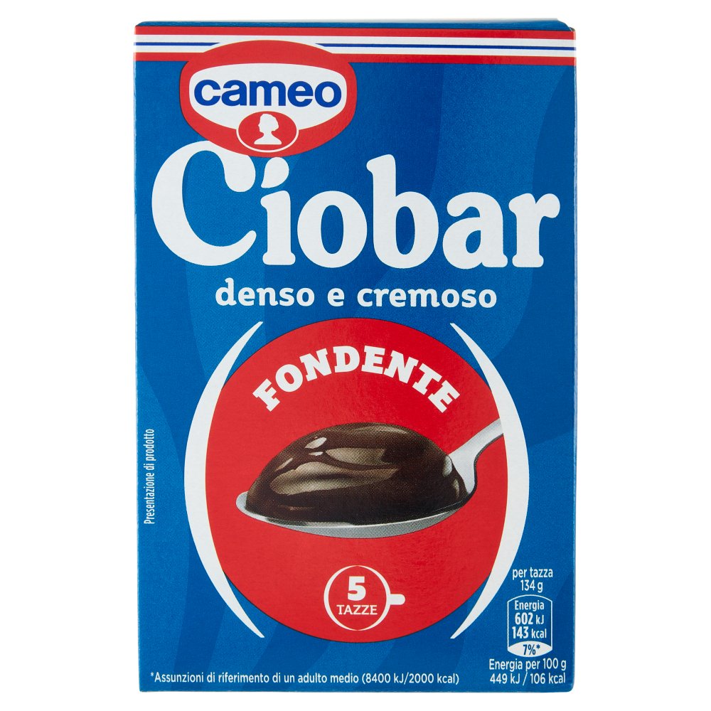 CAMEO CIOBAR FONDENTE GR.23X5 PZ