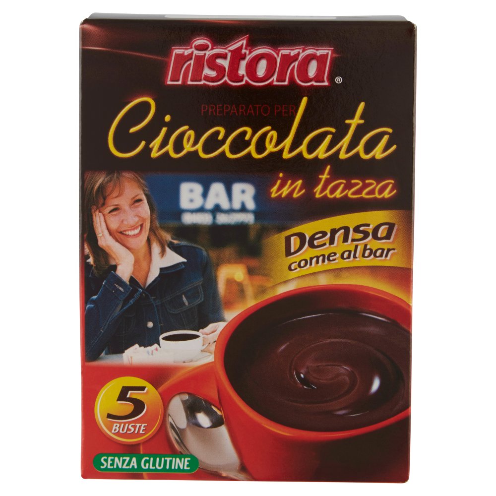 Ristora Preparato per Cioccolato senza Glutine X 5 Buste