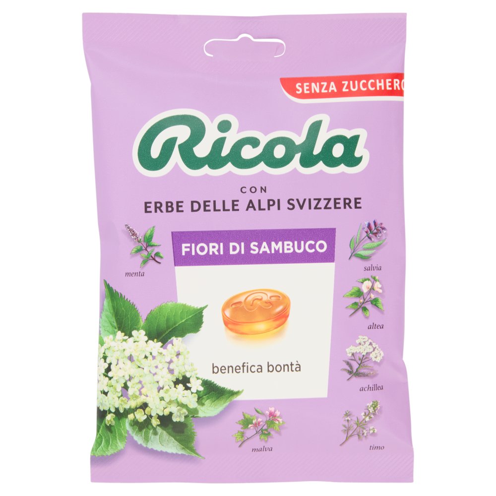 Ricola Caramelle Fiori di Sambuco Gr.70