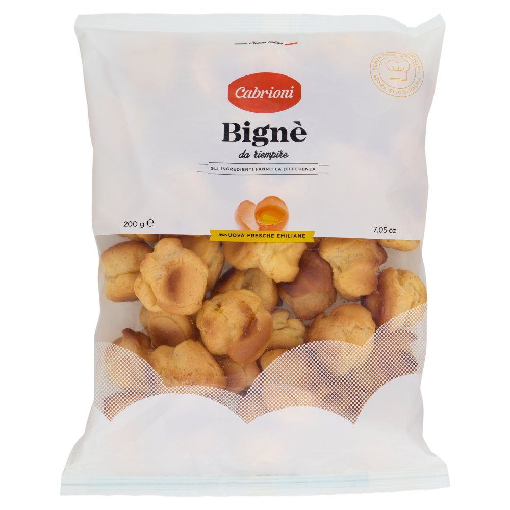 Cabrioni Bignè da riempire Gr.200