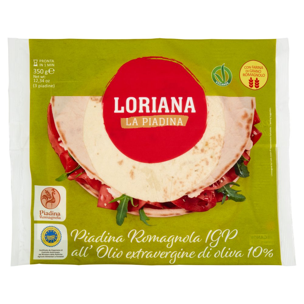 Loriana Piadina Sfogliatissima Pz.3 Gr.350