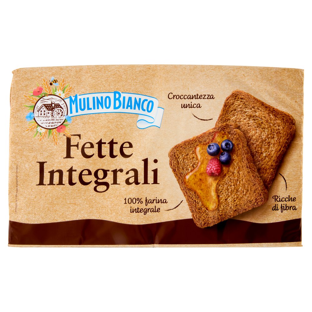 Mulino Bianco Fette Biscottate Integrali Gr.630
