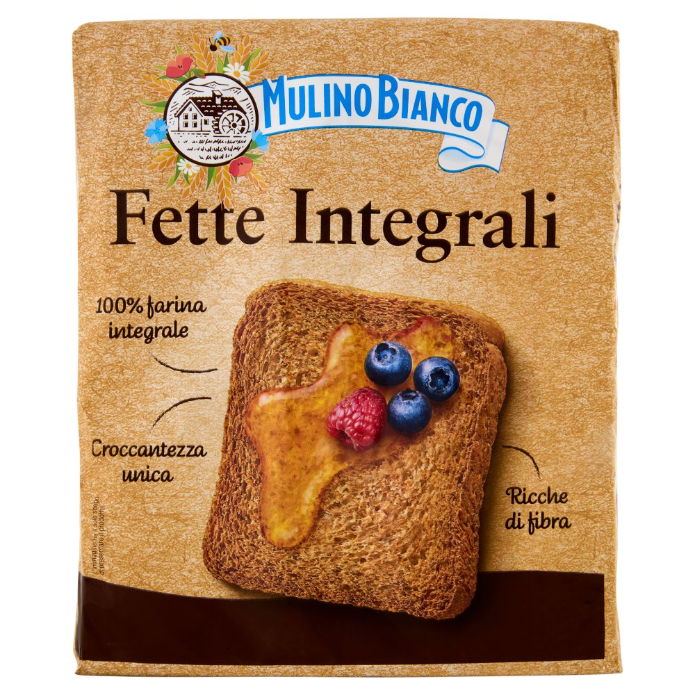 Mulino Bianco Fette Biscottate Integrali Gr.315