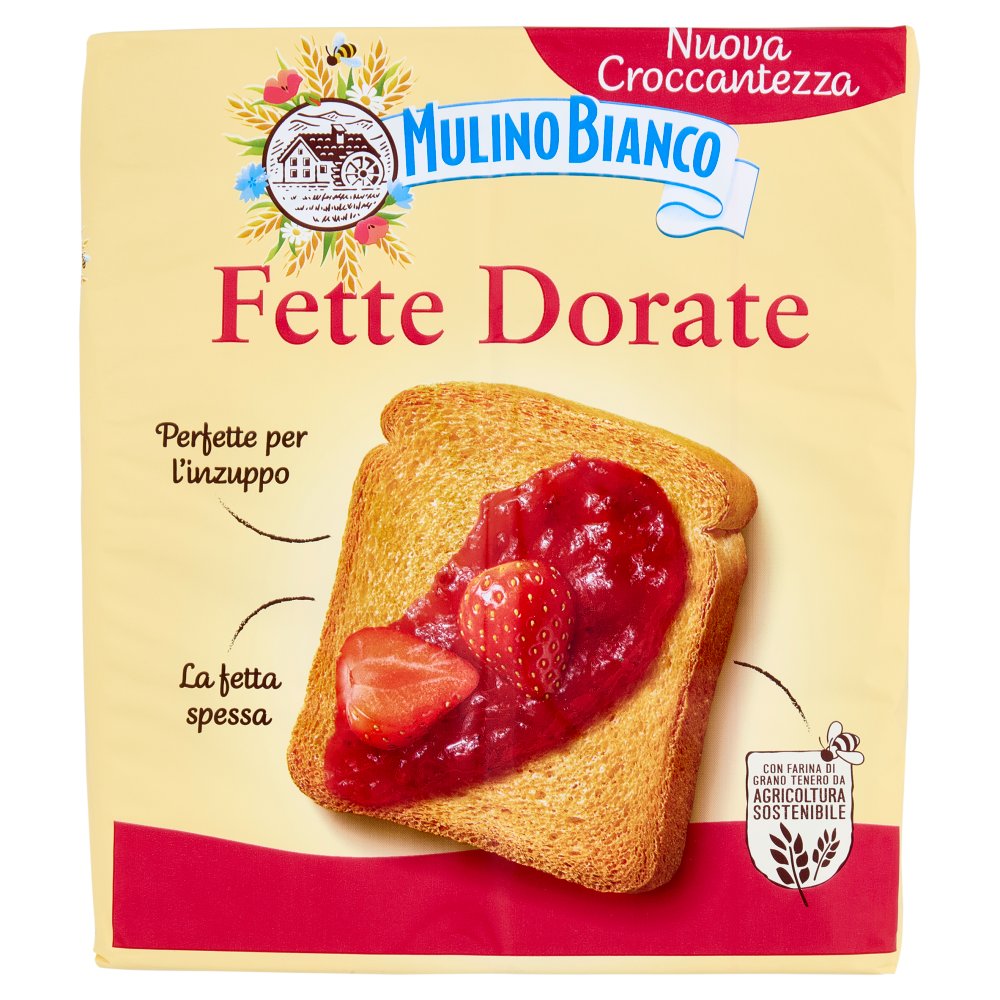Mulino Bianco Fette Biscottate Dorate Pz.36 Gr.315