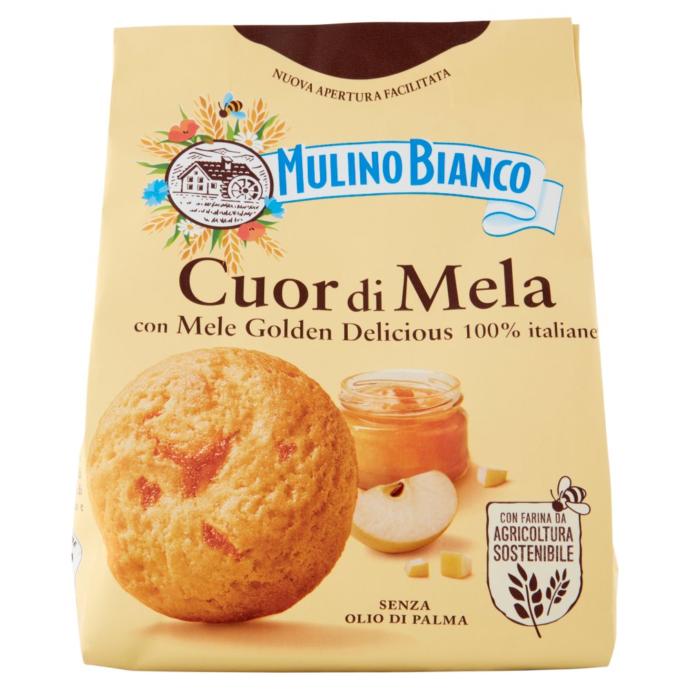 Mulino Bianco Biscotti Cuor di Mela Gr.300