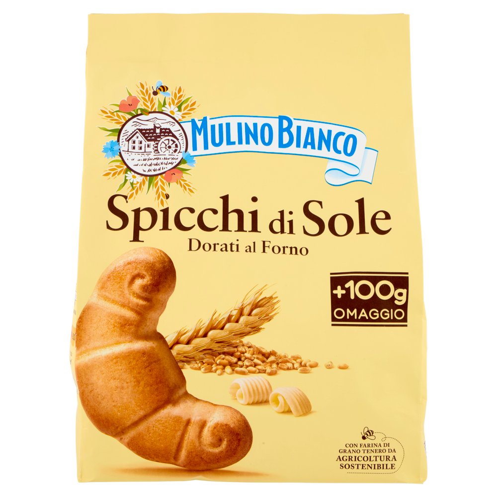 Mulino Bianco Spicchi di Sole Biscotti Dorati al Forno Gr.900
