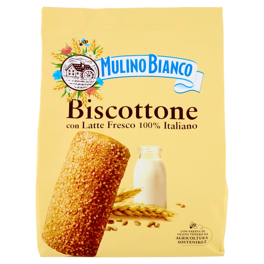 Mulino Bianco Biscottone Biscotti con Latte Fresco 100% Italiano Gr.700
