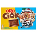 Oro Saiwa Oro Ciok Biscotti con Tavoletta di Cioccolato al Latte Pz.10 Gr.25