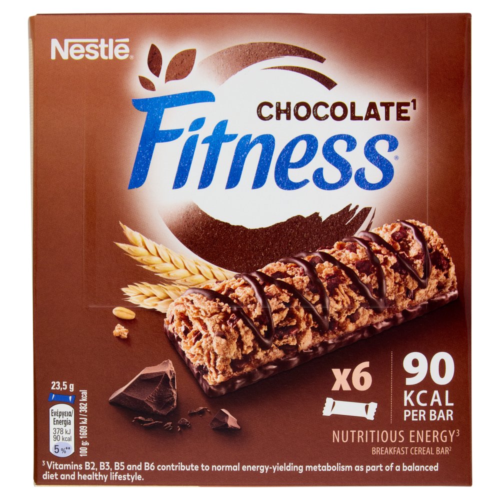 Nestle' Fitness Barrette Chocolate Gr.23,5 x Pz.6