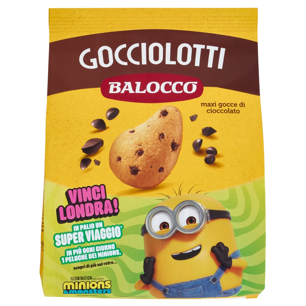 Balocco Biscotti Gocciolotti con Maxi Gocce di Cioccolato Gr.700