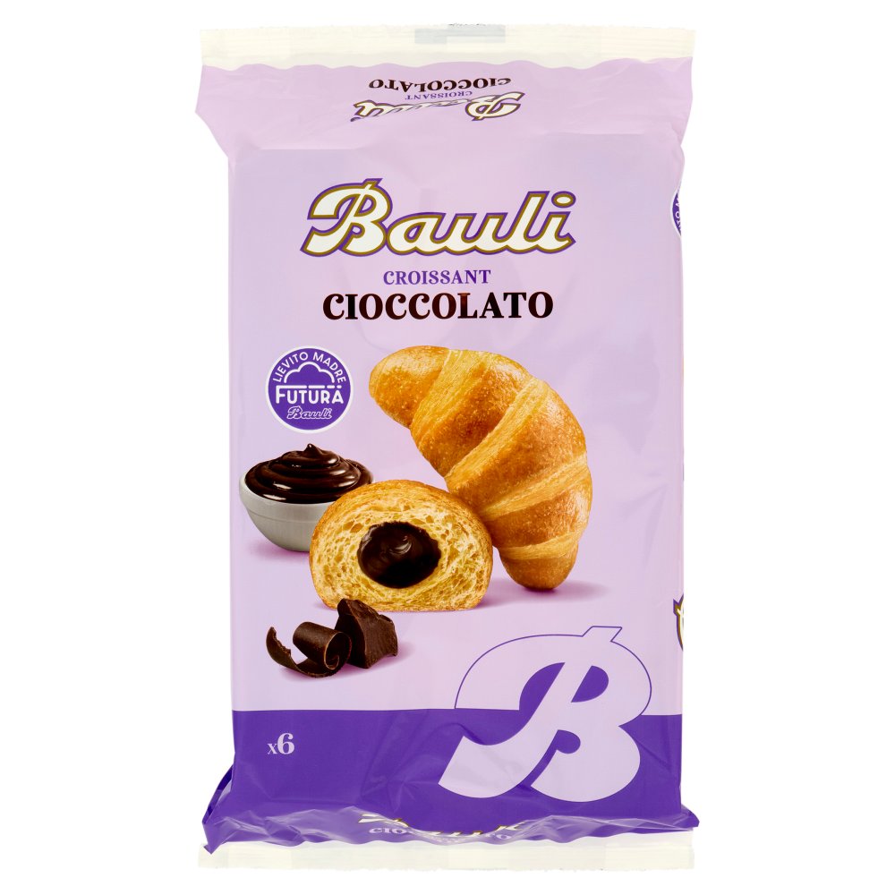 Bauli Croissant Classico Cioccolato Pz.6 Gr.300