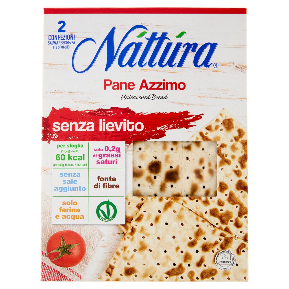 Nattura Pane Azzimo in Scatola Gr.200