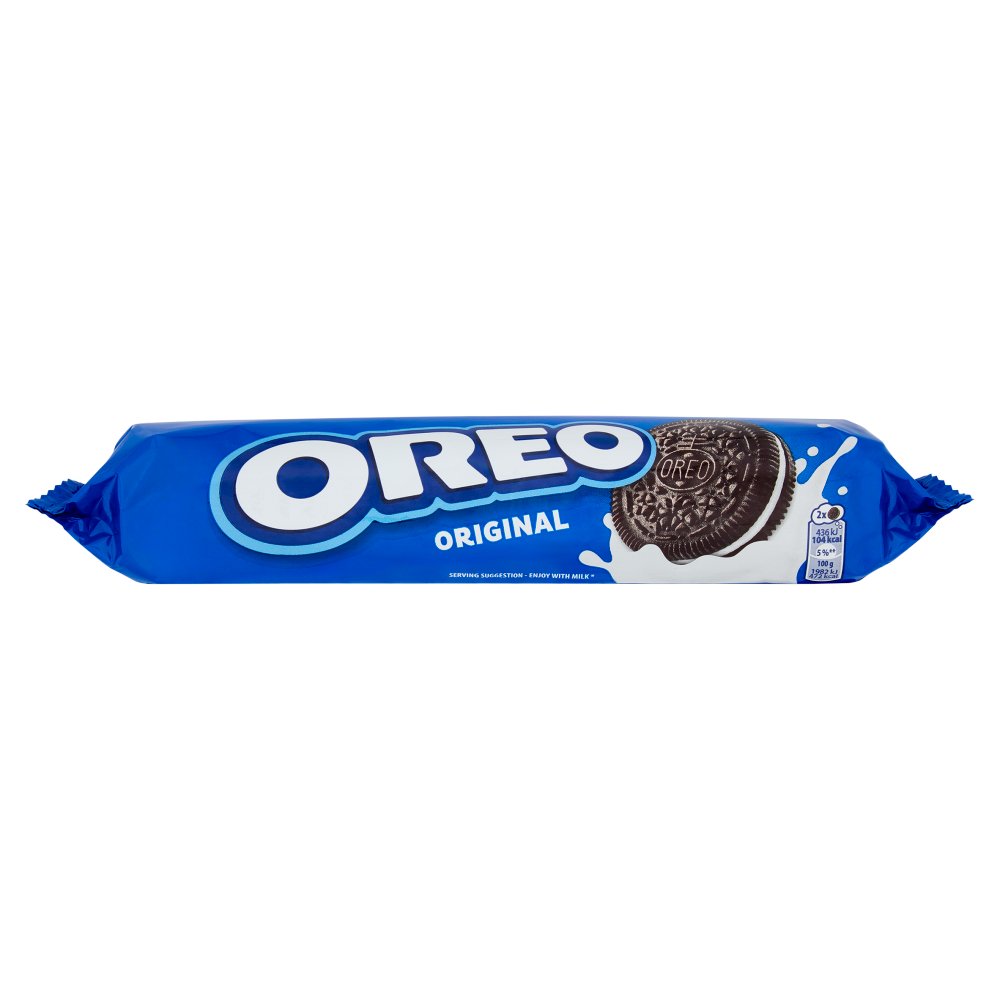 Oreo Original Biscotti al Cacao Magro Ripieni di Crema al Gusto Vaniglia Gr.154
