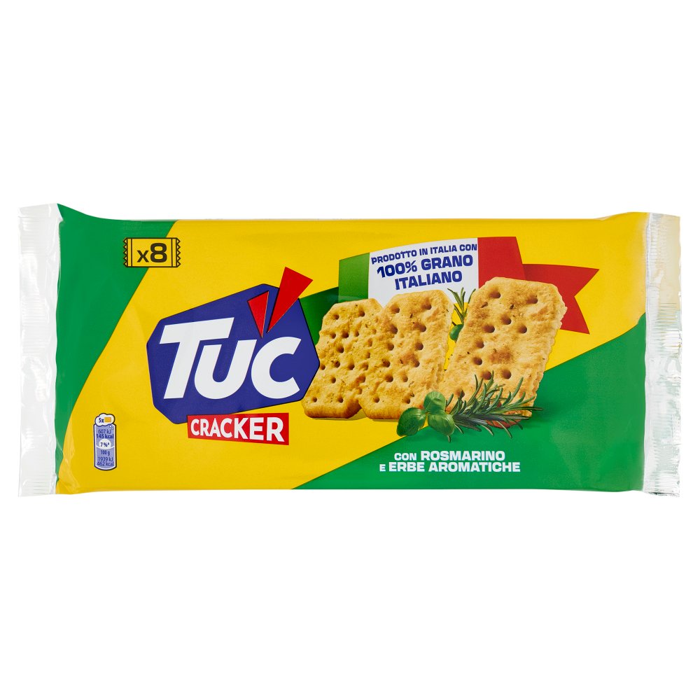 Tuc Cracker con Rosmarino ed Erbe Aromatiche Gr.250