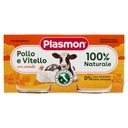 Plasmon Omogeneizzato Carne Vitello e Pollo Gr.80X2