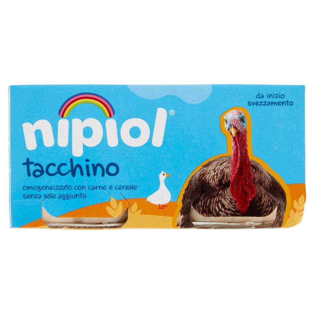 Nipiol Omogeneizzato Carne Tacchino Gr.80X2
