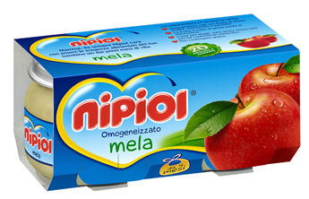 Nipiol Omogeneizzato Frutta Mela Gr.80X2
