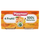 Plasmon Omogeneizzato Frutta 4 Frutti Gr.104X2