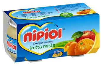 Nipiol Omogeneizzato Frutta Mista Gr.80X2