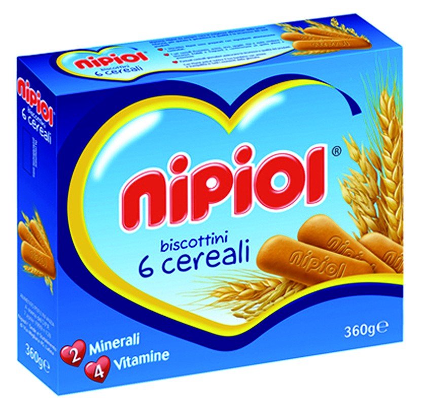 Nipiol Biscotto 6Cereali Gr.360