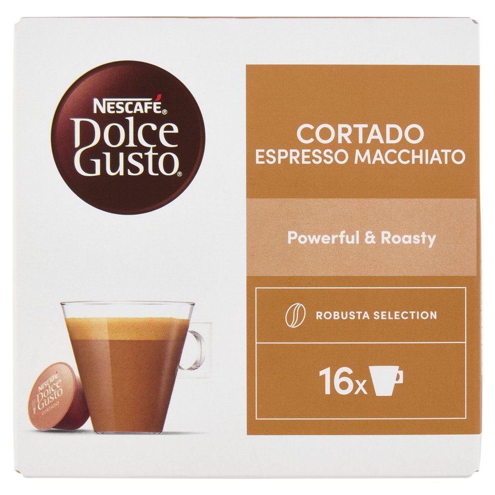 Nescafé Dolce Gusto Cortado Espresso Macchiato 16 Capsule