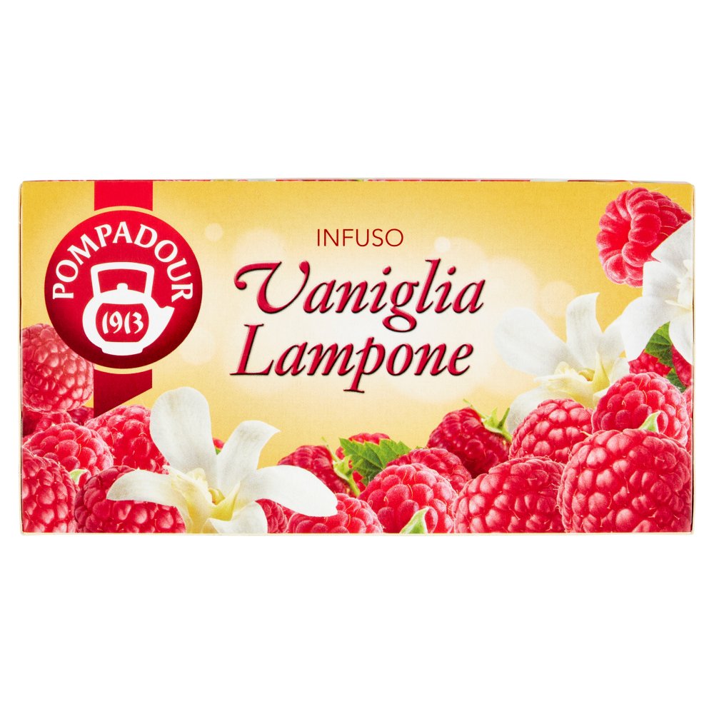 Pompadour Infuso Vaniglia e Lampone 20 Filtri
