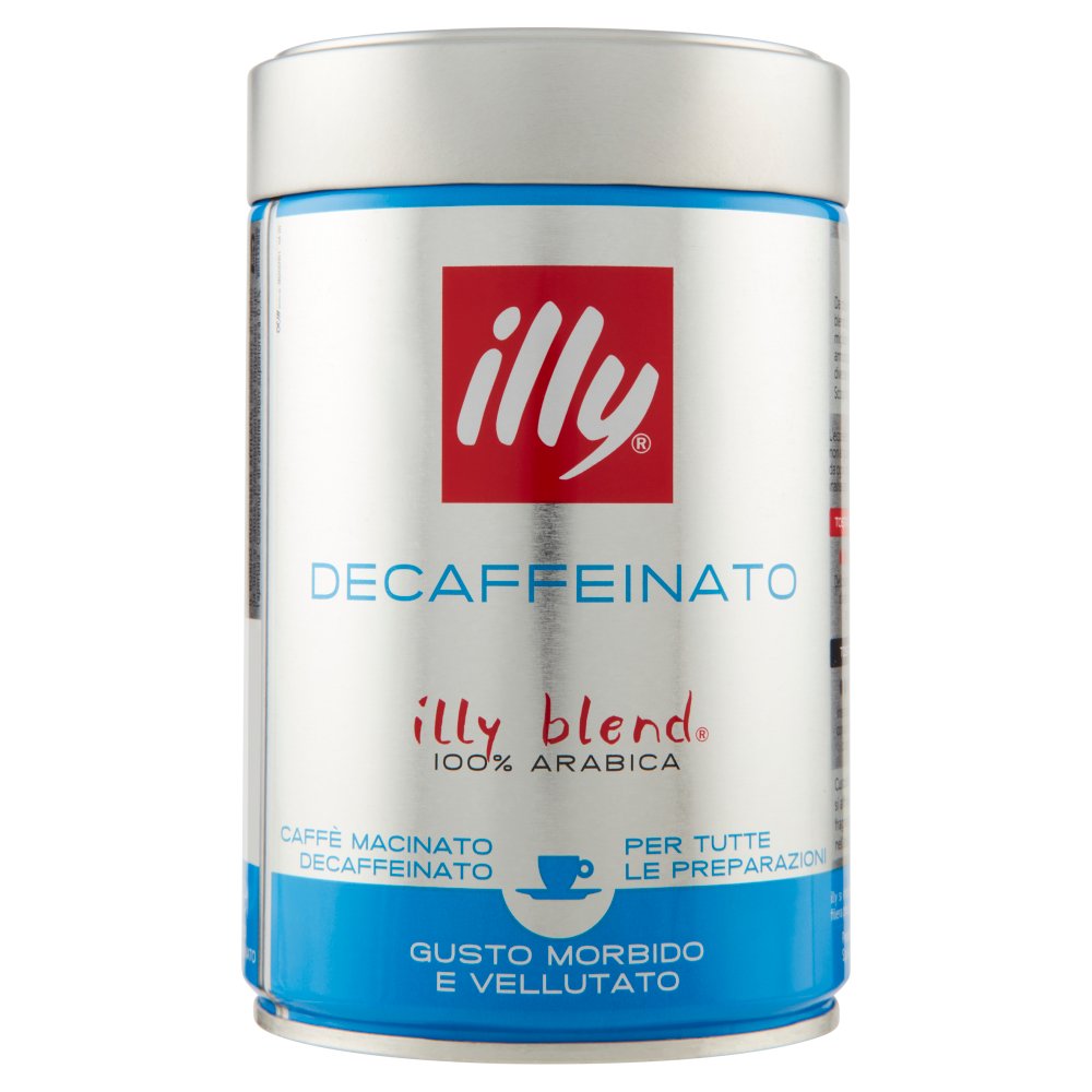 Illy Caffe' Decaffeinato Macinato Gr.250