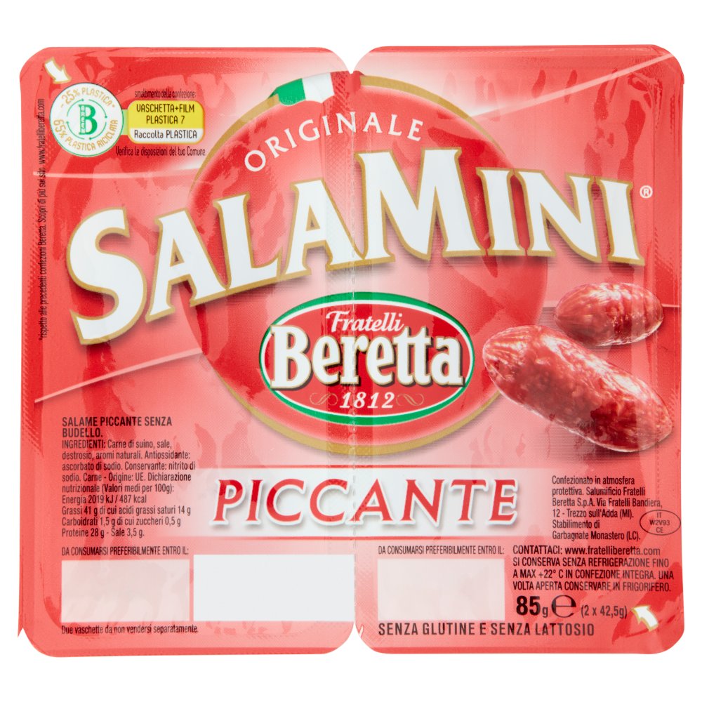 BERETTA SALAMINI PICCANTI GR.85