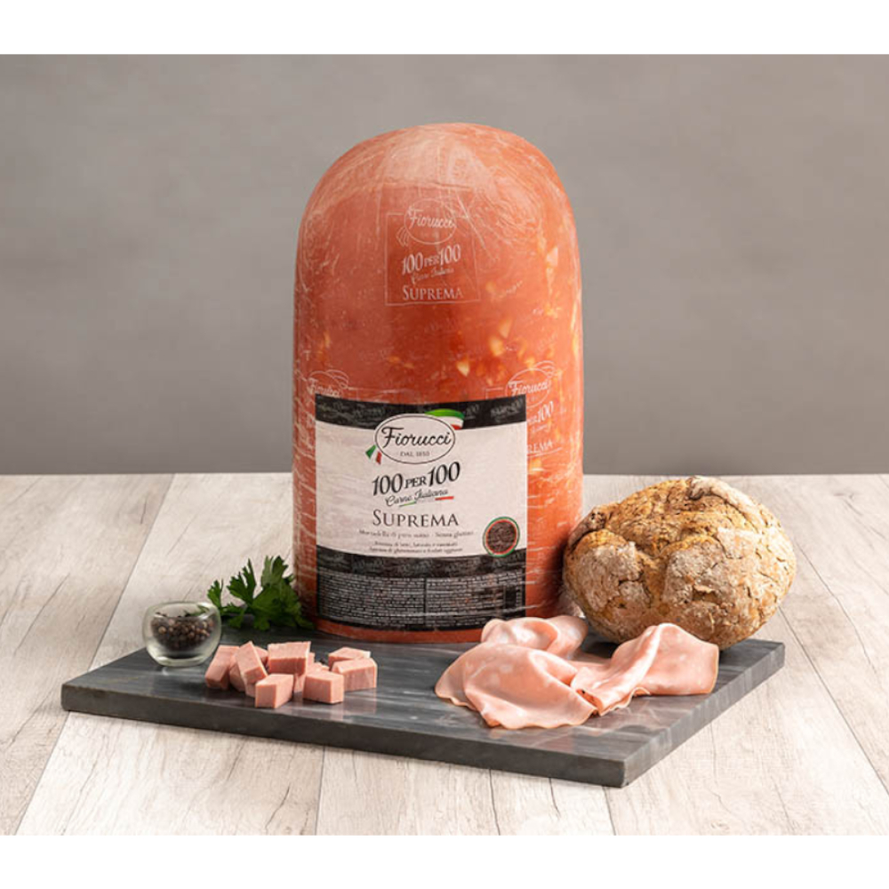 Fiorucci Mortadella Suprema Meta' Sottovuoto Kg.18