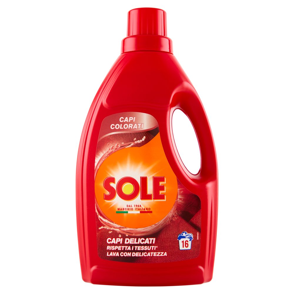 Sole Detersivo Lavatrice Tutticolori 16 lavaggi Lt.1