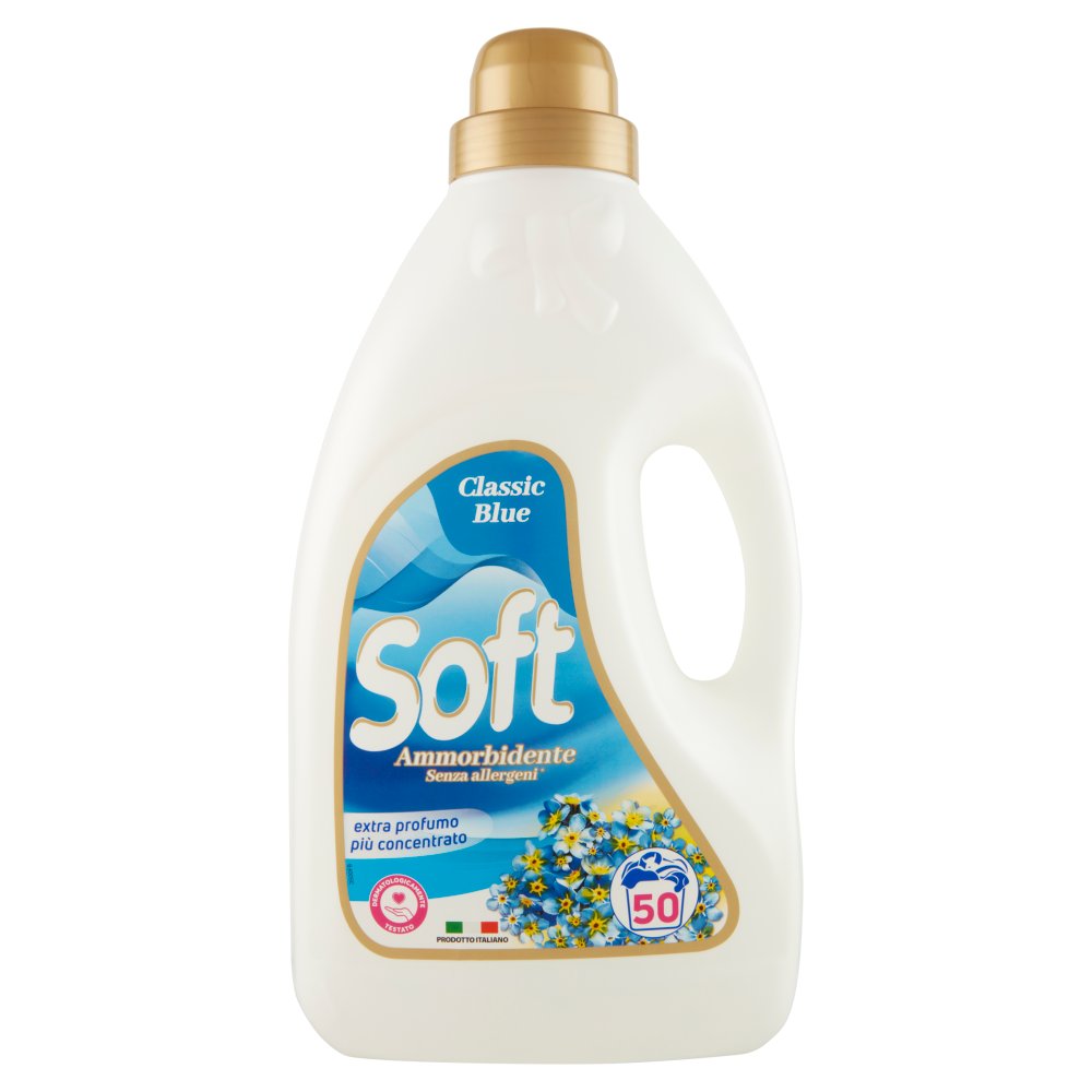 Soft Ammorbidente Classic Blue 50 Lavaggi Lt.3