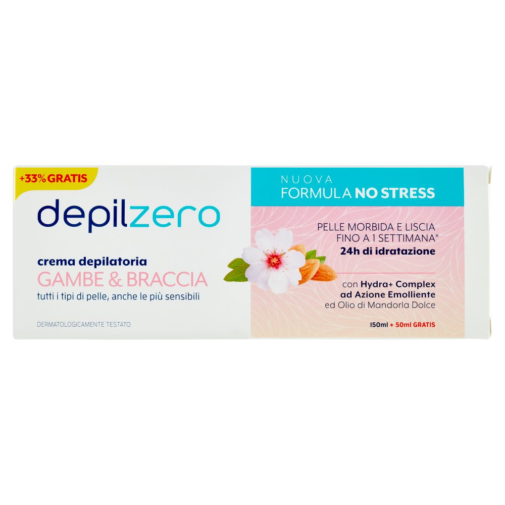 Depilzero Crema Gambe e Braccia Ml.150