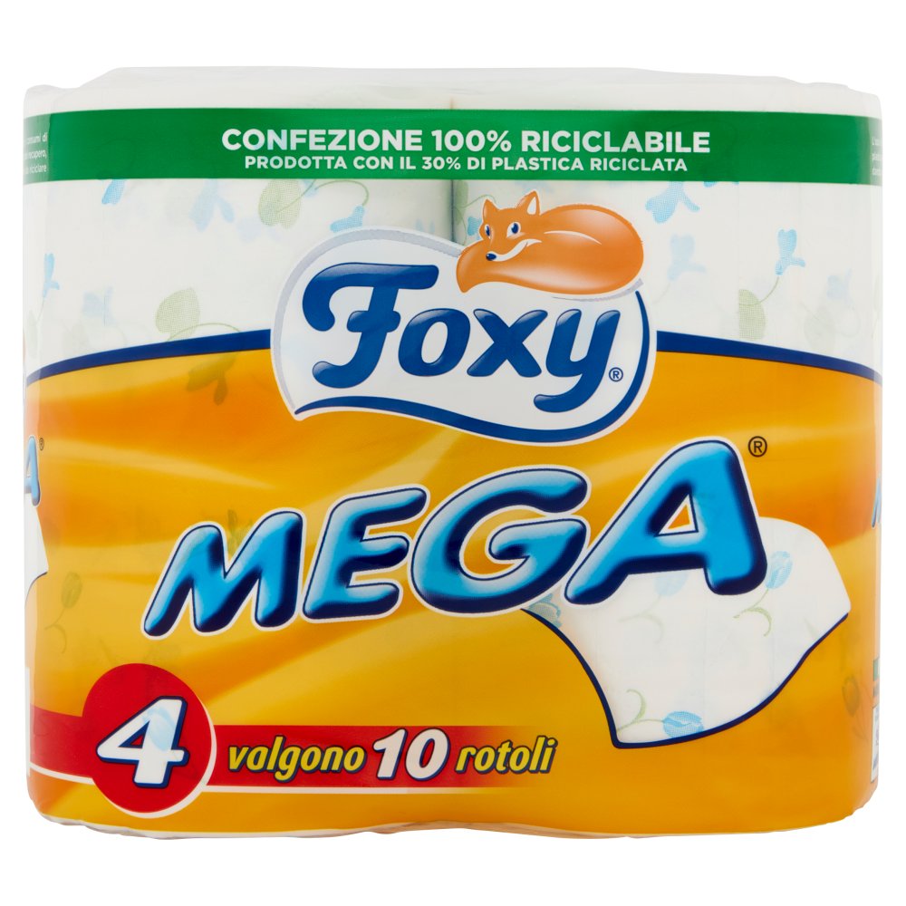 Foxy Carta Igienica Mega Rotoloni Pz.4